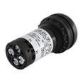 thumbnail image 2 of EATON C22S-DL-W-K10-120 Pushbutton Switch, Illuminated, Flush Mounted, Momentary Operation, White LED Color, Black Bezel Color, SPST-NO Contacts, 120VAC Voltage, 2 of 3