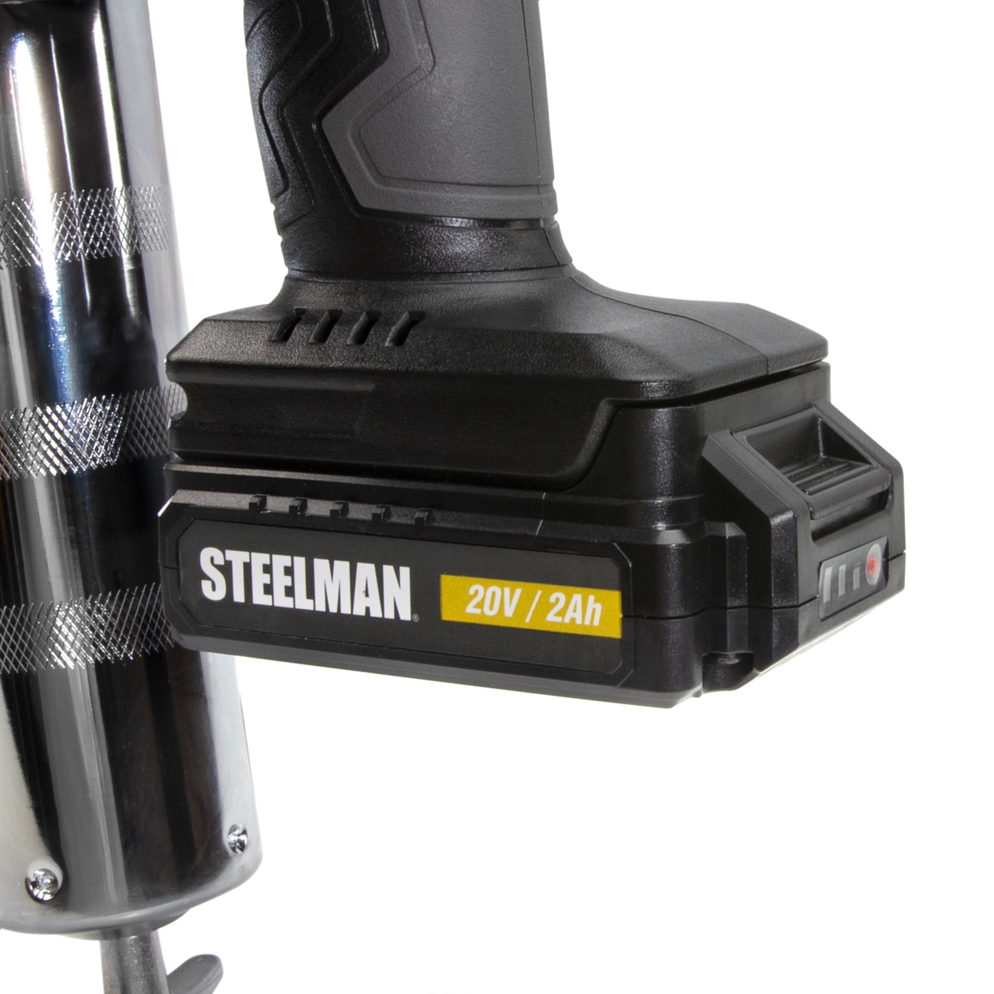 20V Cordless 8,000 PSI 14-oz Grease Gun with 30 in. Flex Hose and Battery, 60864