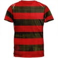 thumbnail image 1 of Halloween Striped and Bloody Nightmare Sweater All Over Adult T-Shirt, 1 of 2