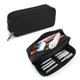 thumbnail image 5 of 3X Estuche de LáPices de Gran Capacidad, Bolsa de Almacenamiento Oxford, Bolsa para Rotuladores, Bolsa de Papelería Simple, Organizador de Oficina Escolar, Negro, 5 of 8
