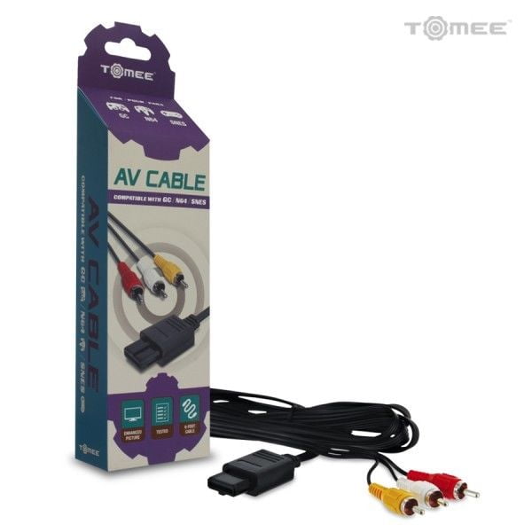 gamecube/ n64/ snes av cable by tomee