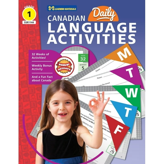 Canadian Daily Language Canadian Grade 1 Daily Language Activities, Book 1, (Paperback)