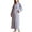 Light Blue, variant on Women's Long Bathrobe Plush Fleece Fuzzy Bathrobes Billowy Cold Weather Full Length Long Sleeve Bath Robe Calf Length Black X-Large-XX-Large