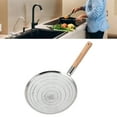 thumbnail image 1 of Spider Strainer, 304 Stainless Steel Strainer Spoon Skimmer Spoons Wooden Handle Mesh Strainer For Cooking Frying, 1 of 8