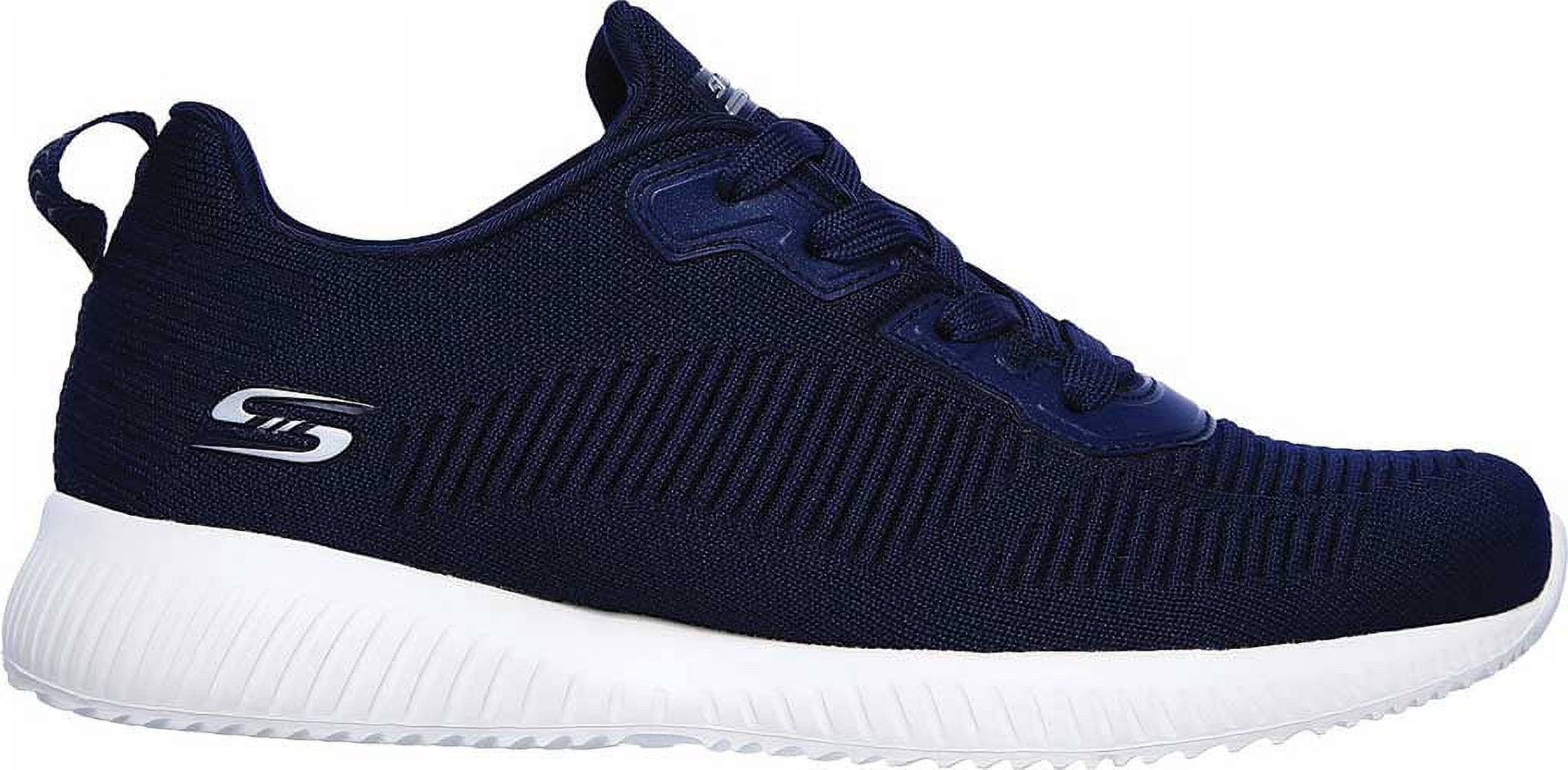 Skechers Women's BOBS Squad Tough Talk Lace-up Athletic Sneaker, Wide Width Available