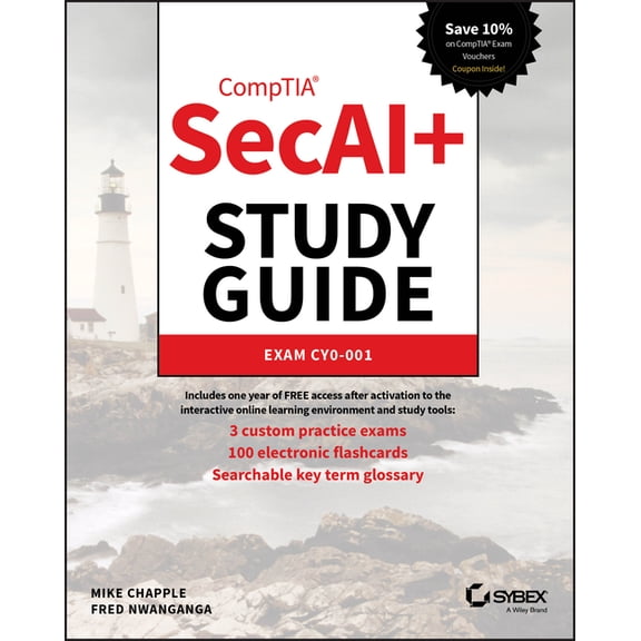Sybex Study Guide Comptia Secai  Study Guide: Exam Cy0-001, (Paperback)