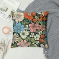 thumbnail image 2 of Chilfamy  Throw Pillow Covers, Soft and Cozy, Elegant Floral Square Cushion Covers Pillowcases for Sofa Living Room Bedroom Car, 2 of 5