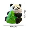 thumbnail image 4 of Handcrafted Resin Panda Sculpture - Artistic Desktop Decor Piece for Home Office with Natural Wood Accent and Decorative Appeal, 4 of 6