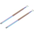 thumbnail image 4 of Cuticle Pusher 2Pcs For Manicure Tools Cuticle Removal Multi Colored 13X0.3Cm Stainless Steel For Salon Use, 4 of 8