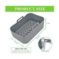 thumbnail image 2 of Air Fryer Accessory, 2 Pack Air Fryer Pan for Ninja Foodi AF300EU Dual Zone Airfryer 7.6L - BPA Free & Dishwasher Safe - sh, 2 of 4