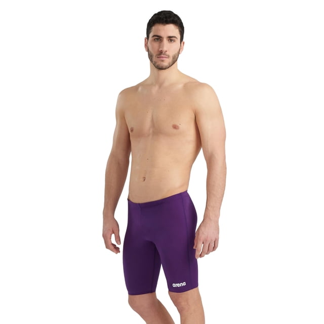 Swim Jammer ARENA Team Colors MaxLife para hombre, color ciruela y blanco, talla 34