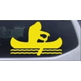thumbnail image 1 of Bigfoot Sasquatch Canoe  Car or Truck Window Decal Sticker, 1 of 1