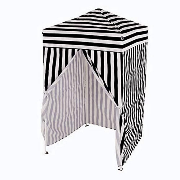 Impact 4'x4' vestidor emergente, blanco y negro