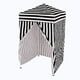 thumbnail image 1 of Impact 4'x4' vestidor emergente, blanco y negro, 1 of 5