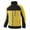 Yellow, variant on Men's Softshell Jacket with Hood Windproof Thermal Lined Outdoor Winter Coat for Hiking Camping