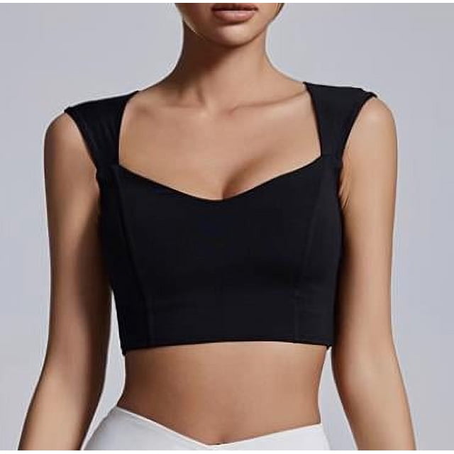 Camisetas de Yoga de manga larga de LICRA con almohadilla desnuda para mujer, sujetador atlético para entrenamiento, Fitness, gimnasio, pantalones cortos, falda, mallas para correr, 2024