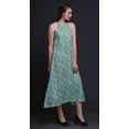 thumbnail image 4 of Bimba Robe Décontractée Florale Longue Dos Nu à Col Licou pour Femmes, Robe de Plage Imprimée - X-Grand, 4 of 6