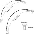 thumbnail image 3 of Dog Car Safety Seat Belt,YuCool 2 Pack Chew Proof Steel Cable Restraint Vehicle Belt Fit for Large, and X-Large Dogs, 3 of 7