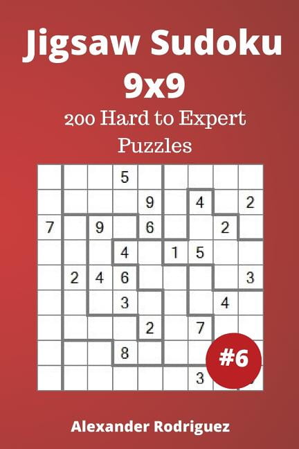 jigsaw sudoku puzzles 200 hard to expert vol 6 walmartcom