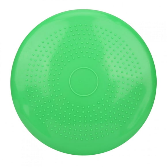 PVC Material Relieve Neck And Back Pain Strengthen Your Physical Fitness Wobble Cushion, Core Balance Disc, Office Teen Home For Sensory Kids Green Diameter 34cm