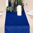 thumbnail image 2 of Efavormart 12" x 107" Royal Blue Premium Velvet Table Runner For Wedding Party Decor, 2 of 6