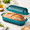 Darkcyan, variant on Pink Enameled Cast Iron Loaf Pan With Lid 2-in-1 Dutch Oven for Homemade Baking