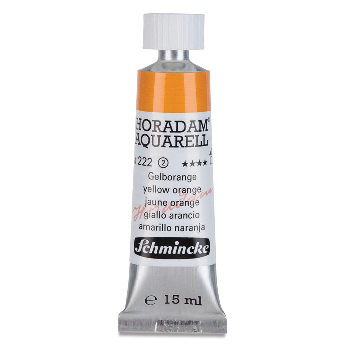 Schmincke Horadam Aquarell Artist Watercolor - Yellow Orange, 15 ml tube