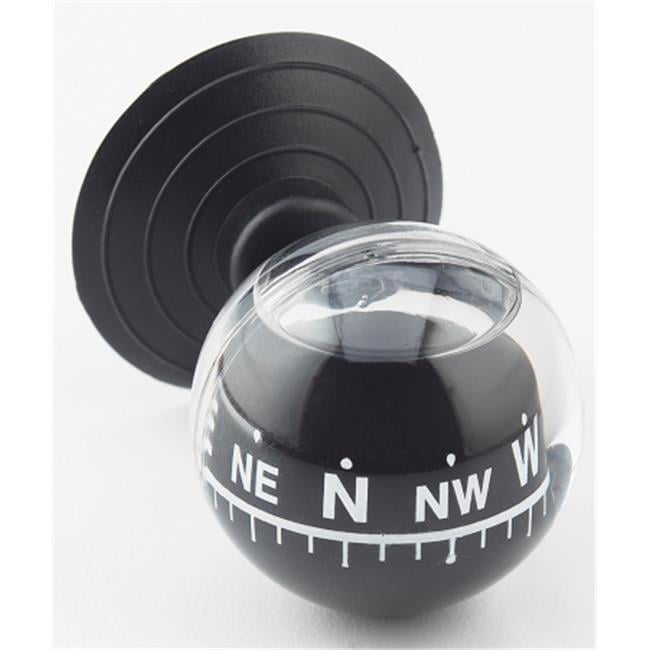Ball Compass with Mini Suction Cup, Black
