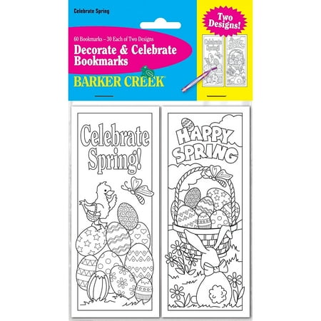 UPC: 0704068021969 | Barker Creek Celebrate Spring Bookmark Set 60/Pack LL2196
