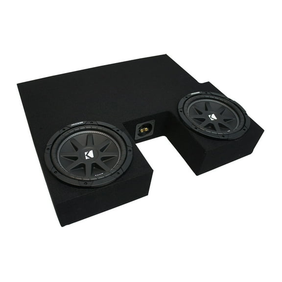 07-13 Toyota Tundra Double Cab Truck Kicker Comp C10 Dual 10" Sub Box 2 Ohm