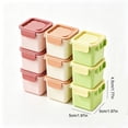 thumbnail image 3 of Bandeja para cubitos de hielo caseros con tapa | Caja de silicona para hacer hielo a presión | Molde de hielo apilable y a prueba de fugas para refrigerador, 3 of 6