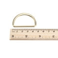 thumbnail image 4 of Metal D Rings Buckle, 15 Pack 40mm(1.57") 2.6mm Thick Welded D Rings Buckle, Gold Tone, 4 of 5