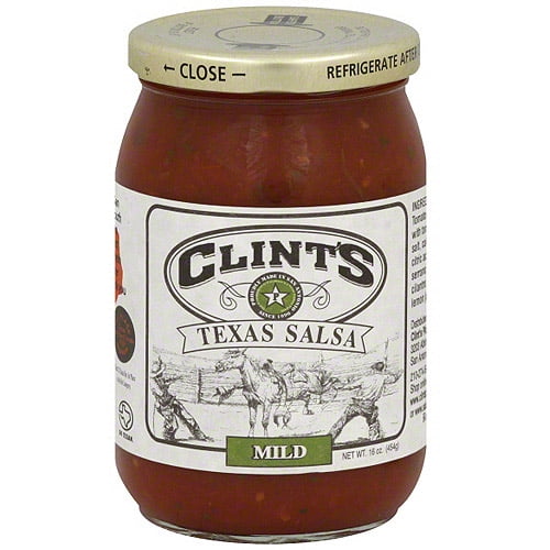 Clint's Texas Mild Salsa, 16 oz (Pack of 6) by Generic