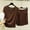 Z1-Coffee, variant on Womens Pajama Set Short Sleeve and Shorts Lounge Set Soft Modal Cotton Summer Sleepwear Pj Sets