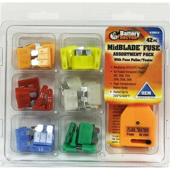 MIDBLADE 42PC FUSE KIT