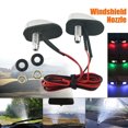 thumbnail image 3 of Speravity 2 uds., luz LED para coche, parabrisas, Jet, luz LED, accesorios decorativos, boquilla de pulverización para parabrisas, limpiaparabrisas Bombillas para automóviles verde Speravity CZ8715-01B, 3 of 6