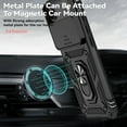 thumbnail image 6 of Dteck Case for iPhone 17 Air ,Shockproof TPU+PC with Slide Camera Cover Built-in 360° Rotate Ring Kickstand Magnetic Shockproof Back Cover,Black, 6 of 10