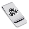 thumbnail image 1 of Stainless Steel Air Element Classic Slim Money Clip Credit Card Holder, 1 of 2