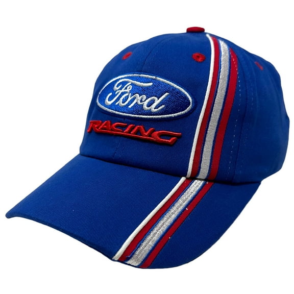 Ford Racing NASCAR Men's Officially Licensed Embroidered Hat Cap in Royal Blue