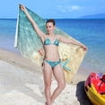 thumbnail image 6 of Coolnut 30"x60" Beach Towel with Travel Bag, Seashell on The Summer Beach Oversized Sand Free Camping Towel Quick Dry Pool Bath Sport Towels, 6 of 6