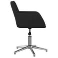 thumbnail image 2 of vidaXL Swivel Office Chair Black Fabric, 2 of 5