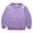 Purple, variant on WUANDIXFA Girls Crewneck Sweatshirts 1-8 Years Kids Cute Hoodless Fleece Pullover Fall Winter Tops,Navy,7-8 Years