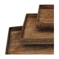 thumbnail image 4 of Set of Three Brown Wood Serving Tray, 4 of 4