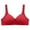 Womens Bras Red, variant on Womens Full Covergae Bras, Wireless Bras for Women Push Up, Seamless Bralettes, Supportive Comfortable T-Shirt Everyday Bra Underwire Plus Size S-3XL