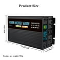thumbnail image 2 of Zeng 12V 8000-Watt Continuous 16000-W Surge Power Inverter with LCD Display for Truck RV, 2 of 10