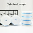 ZEMIKANIOR Disposable Toilet Brush With Replaceable Sponge Head Easy Clean Home Bathroom Brush