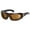 Dark Tortoise/Polarized Copper Lens, variant on Bali Wind Blocking Padded Foam Sunglasses for Outdoors, 100% UVA + UVB Protection, Dark Tortoise Frame/Clear Lens