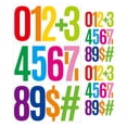 thumbnail image 1 of KAKOWELY mailbox decal 3 Sets Colorful Mailbox Numbers Stickers Self Adhesive Vinyl Waterproof Number Decals House Numbers Sticker for Mailbox Signs Door Cars Garbage Bins Address Number, 1 of 4