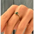 thumbnail image 4 of vylahjewellery Attractive 1.50 Ct Marquise Cut Green Diamond Solitaire Birthday Gift Ring 14k Rose Gold Ring, 4 of 5