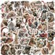 thumbnail image 1 of Pegatinas con esculturas de animales, vinilo impermeable, grafiti, 50 unidades, 1 of 4